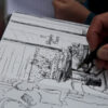 Pen-sketching-on-Moleskine-Sketch-Pad-Art-Collection