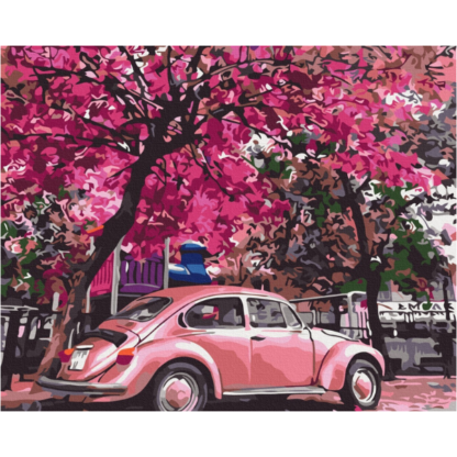 Paint by numbers - Blooming parking