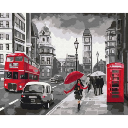 Paint by numbers - Rainy London