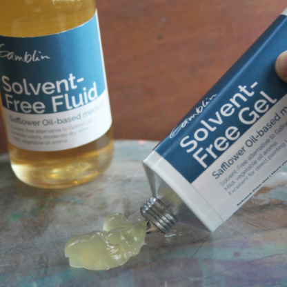 Gamblin Solvent free in use