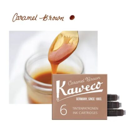 Kaweco-Fountain-Pen-Ink-Cartridge-Box-Caramel-Brown