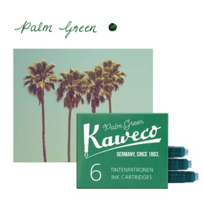 Kaweco-Fountain-Pen-Ink-Cartridge-Box-Palm-Green