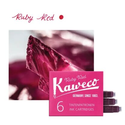 Kaweco-Fountain-Pen-Ink-Cartridge-Box-Ruby-Red