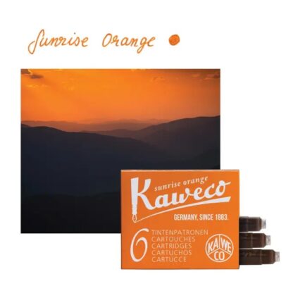 Kaweco-Fountain-Pen-Ink-Cartridge-Box-Sunrise-Orange