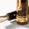 Pilot Custom 823 fountain pen open amber