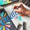 Sharpie Creative Markers - creative drawing light and dark
