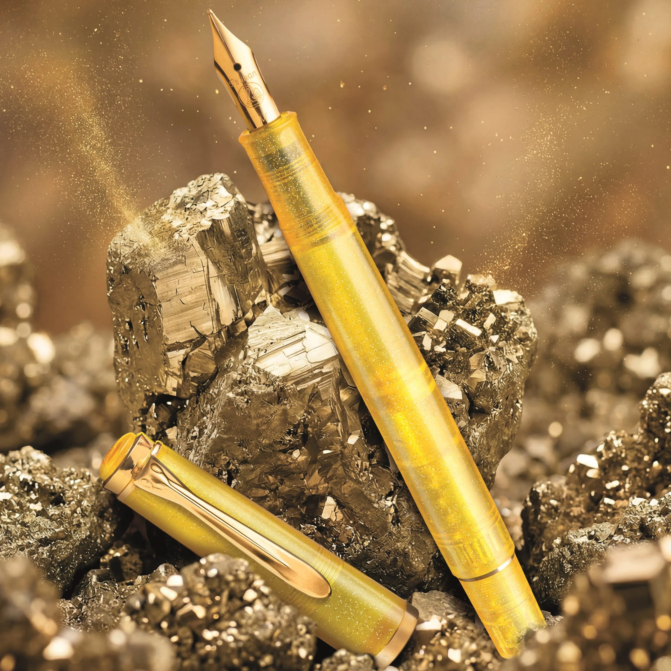 pelikan-classic-m200-pyrite-special-edition-fountain-pen-sfeer-scaled