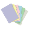 Filofax Organiser Dividers Pastel