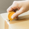 OLFA TK4 Touch Knife yellow in use