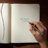 Parker Jotter Fountain pen in use