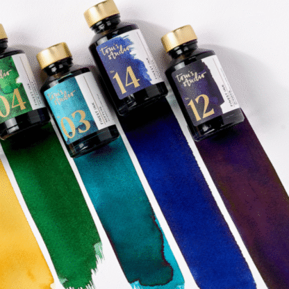 Tom's Studio Fountain Pen ink Rainbow swatches R