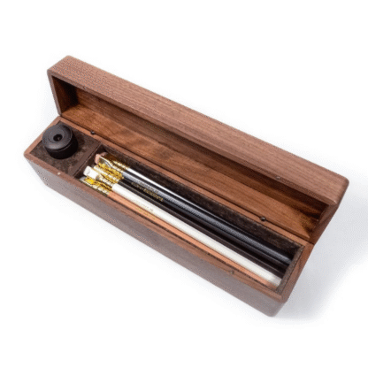 BLACKWING WALNUT BOX - MIXED open