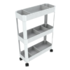 Qurious Trolley 3 tier white