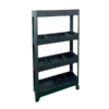 Qurious Trolley 4 tier black