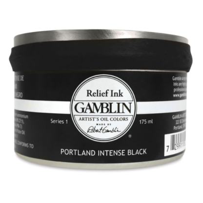 Gamblin Relief ink Portland intense black
