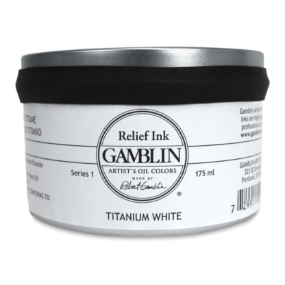 Gamblin Relief ink Tit White