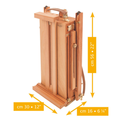 MABEF M_23 Small Backpacker Sketch box easel closed dimensions