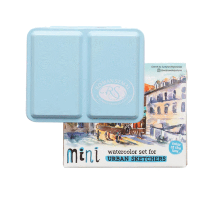 MINI URBAN SKETCH BLUE METAL 8 HALF PAN