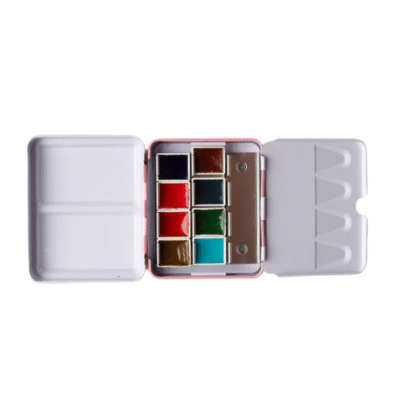 MINI URBAN SKETCH METAL 8 HALF PAN Set colours