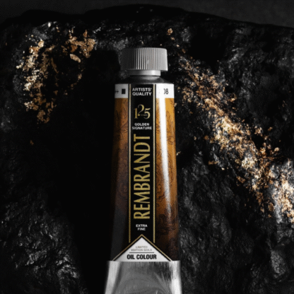 REMBRANDT OIL 40ML - GOLD LTD EDITION close up