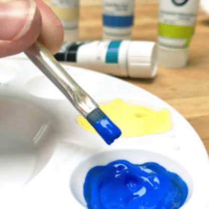 Turner Acrylic Gouache in palette