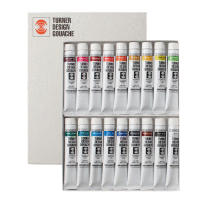 Turner Design Gouache set of 18