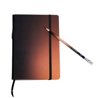 Blackwing X Fender notebook with pencil