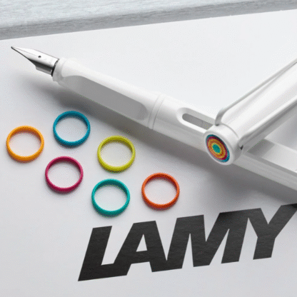 LAMY Safari Multicolour - all white with rings
