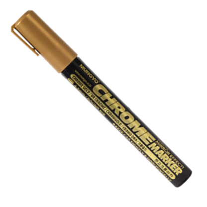 MUNGYO CHROME MARKER GOLD