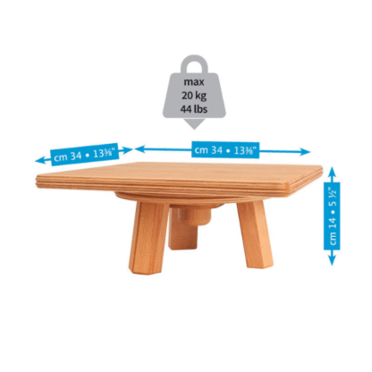MABEF M_37 Sculpture Table Trestle Dimensions