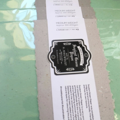 Handmade Recycled Paper - Soylent Green Paper - Image 6