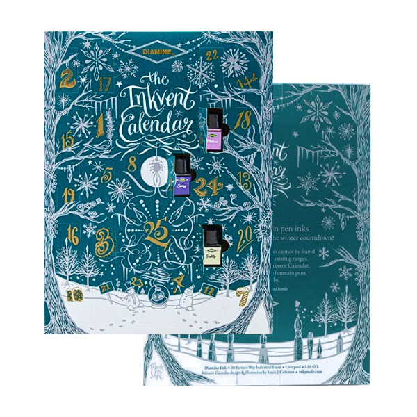 The Inkvent Calendar - Teal Edition 2025 - Diamine