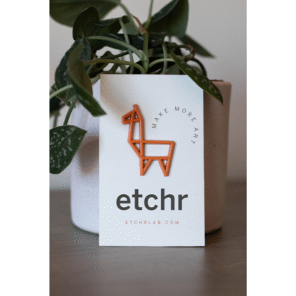 ETCHR Llama pin lifestyle