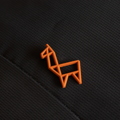 ETCHR Llama pin on black