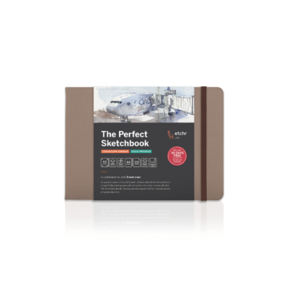 ETCHR THE PERFECT SKETCHBOOK DECKLED A5 LANDSCAPE
