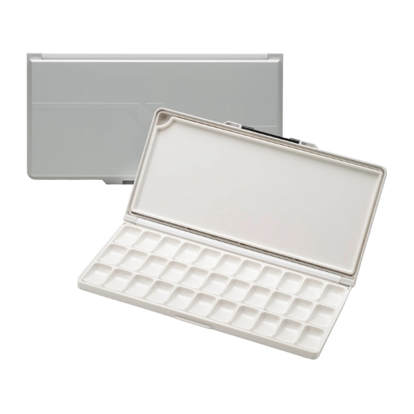 MEEDEN AIRTIGHT LEAKPROOF WATERCOLOR PALETTE GREY
