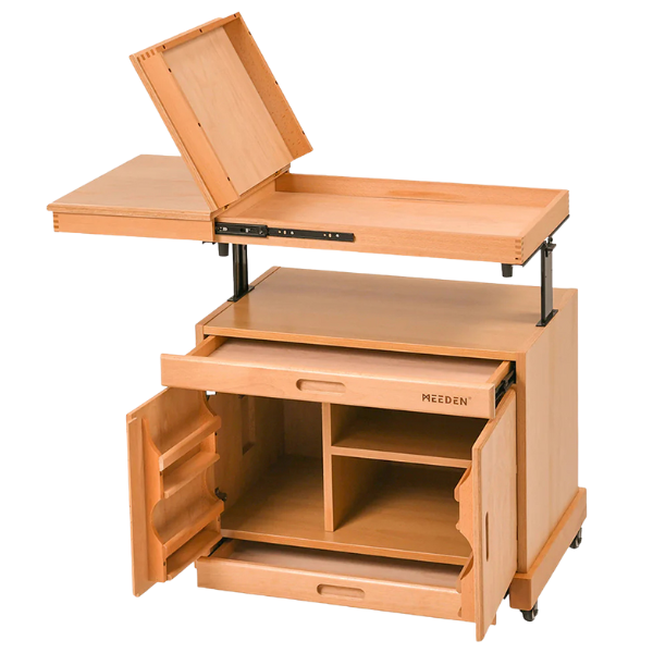 MEEDEN DELUXE ARTIST STORAGE TABORET - COVER
