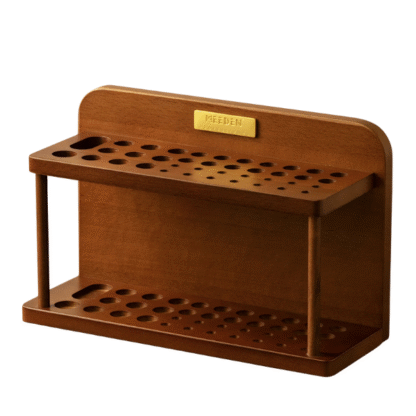 MEEDEN WOODEN PAINT BRUSH HOLDER ORGANIZER- AFE-6086X-QHT