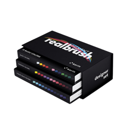 Realbrush PIGMENT DESIGNER Set 36 pcs. (Basic, Passion, Violet-Blue)