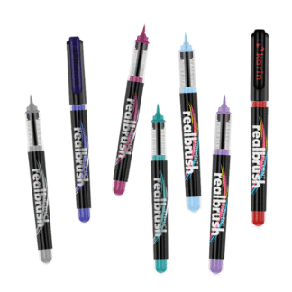 Realbrush Pigment and Metallic markers