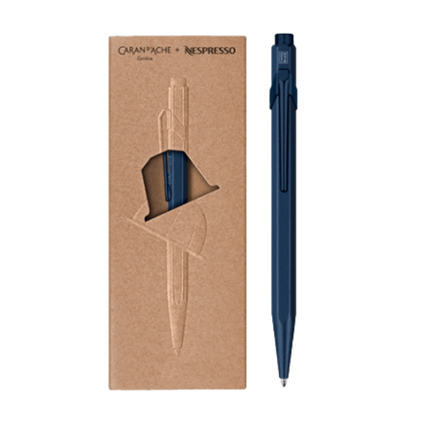 Caran d' Ache Nespresso Edition 6 Ballpoint Pen - Kazaar Blue
