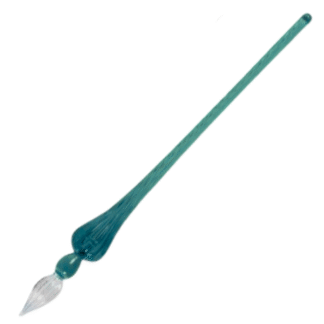 Jacques Herbin Round Glass Pen - Emerald