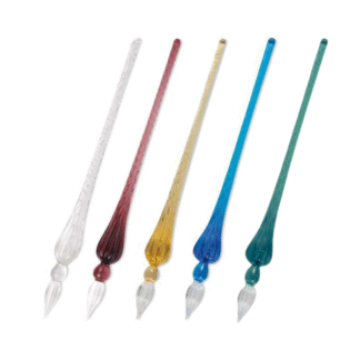 Jacques Herbin Round Glass Pens