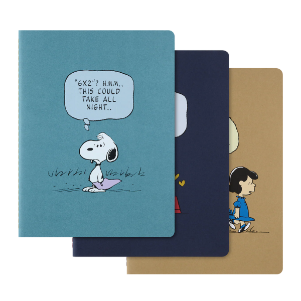 MOLESKINE x PEANUTS XLARGE RULED SET CAHIERS