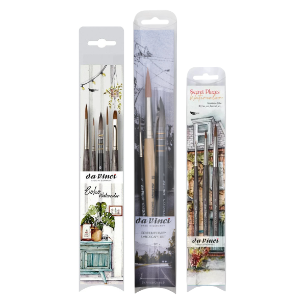 DA VINCI watercolour brush sets