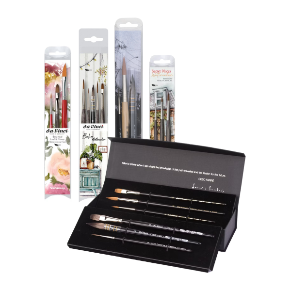 Watercolour Brush Sets - da Vinci