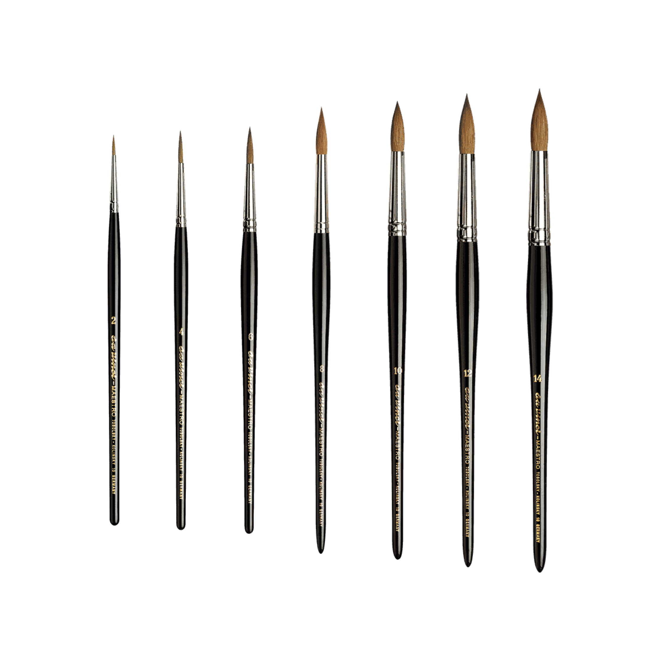 MAESTRO Kolinsky Sable Watercolour Brushes - da Vinci