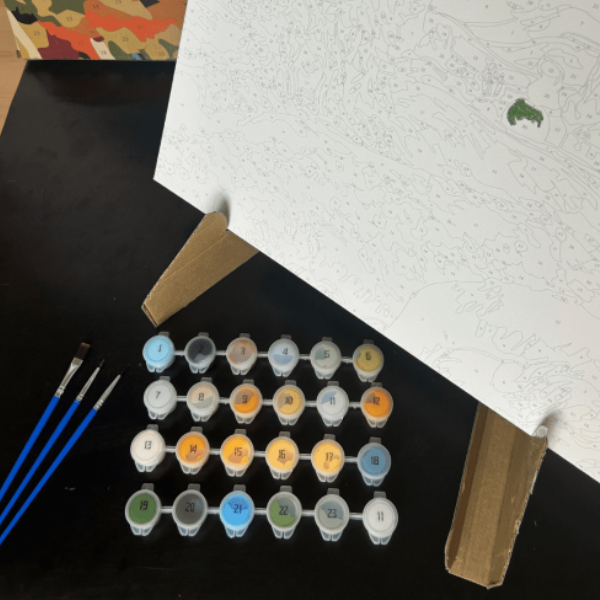 SINOART PAINT BY NUMBERS IN USE