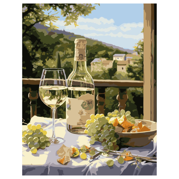 SINOART PAINT BY NUMBERS WINE 40X50CM