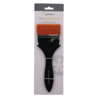 The Bigger Brush Synthetic Flat 80mm - Prime Art